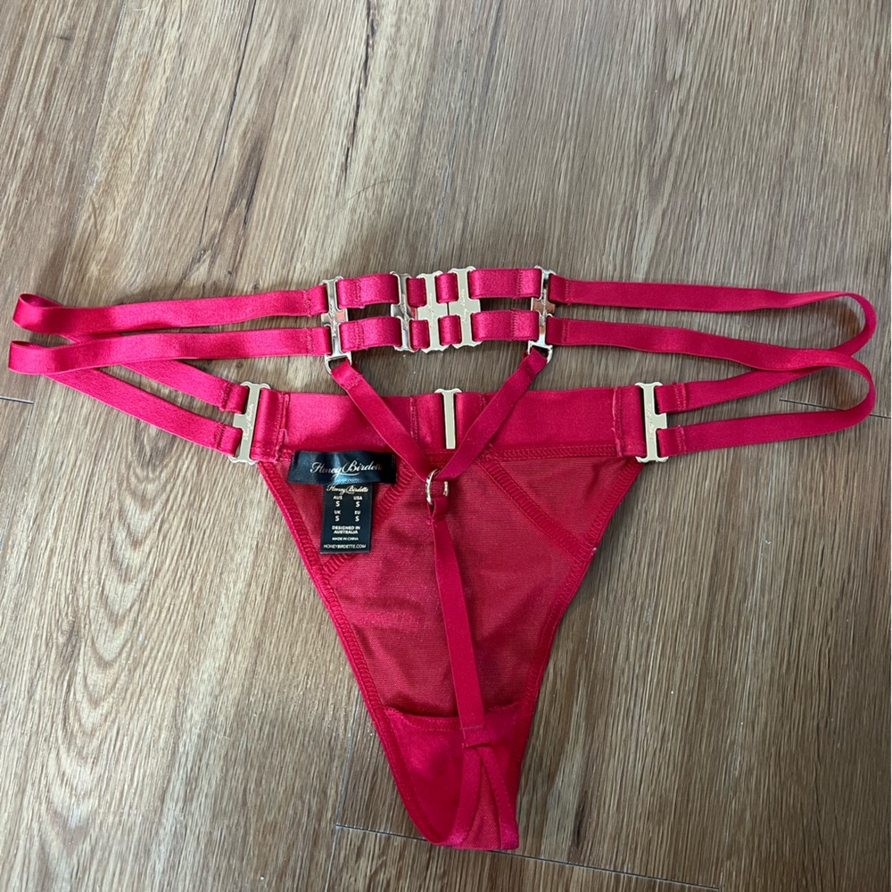 Honey Birdette Red thong